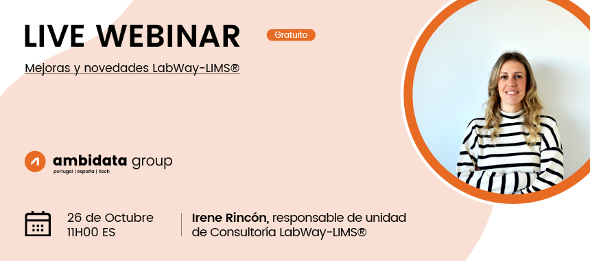 Webinar gratuito "Novedades y mejoras LabWay-LIMS®"