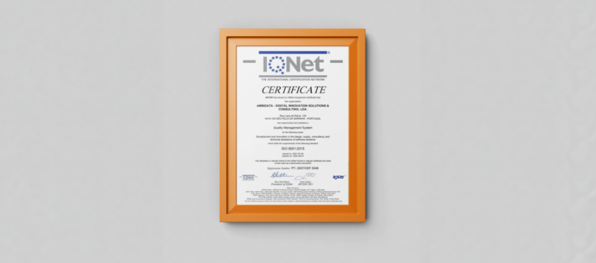 Ambidata® Group renova Certificação ISO 9001:2015